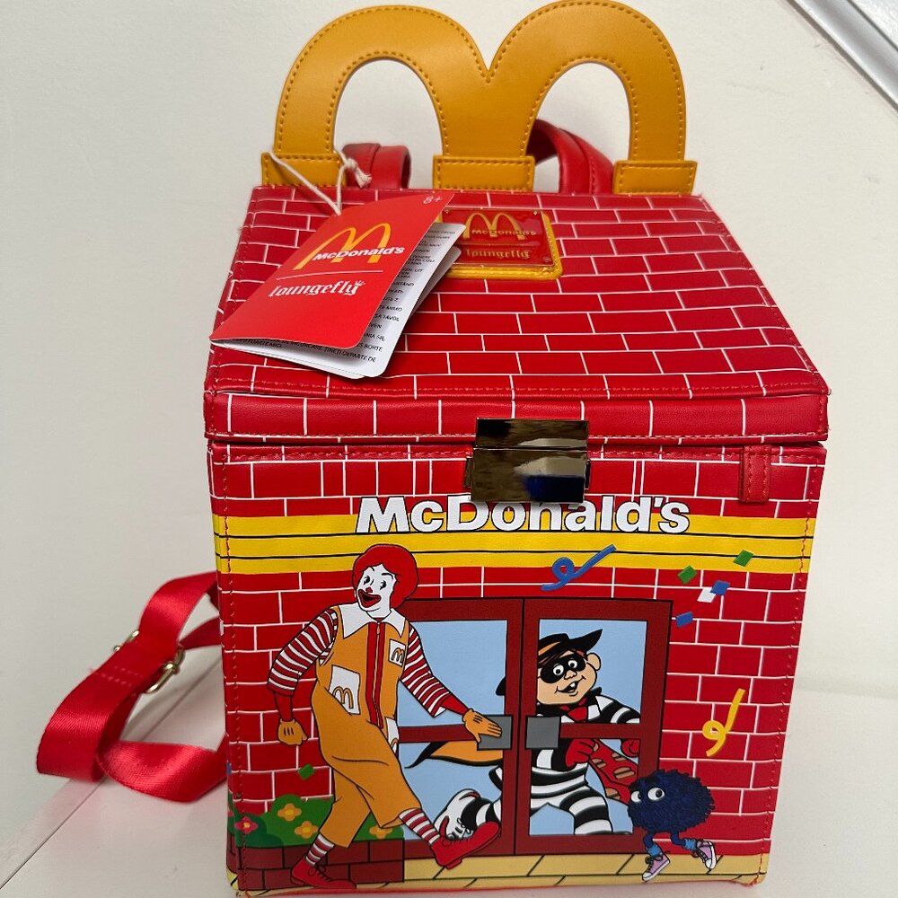 Awesome Loungefly McDonalds Happy Meal Mini Character Backpack NWT